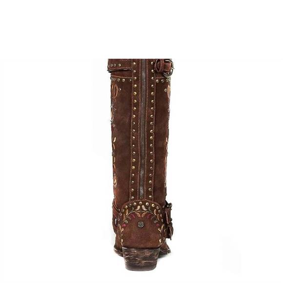 NEW OLD GRINGO travelers and traders boot in brunette bentely suede - Picture 4 of 4
